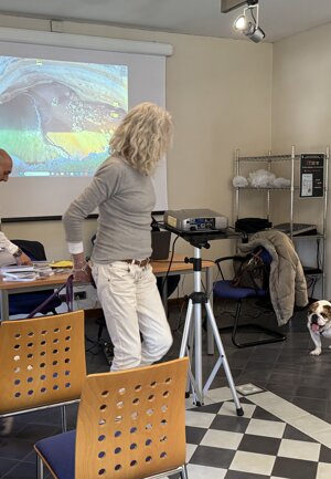 Foto 4 - Ettore in biblioteca, con Diego Benenati